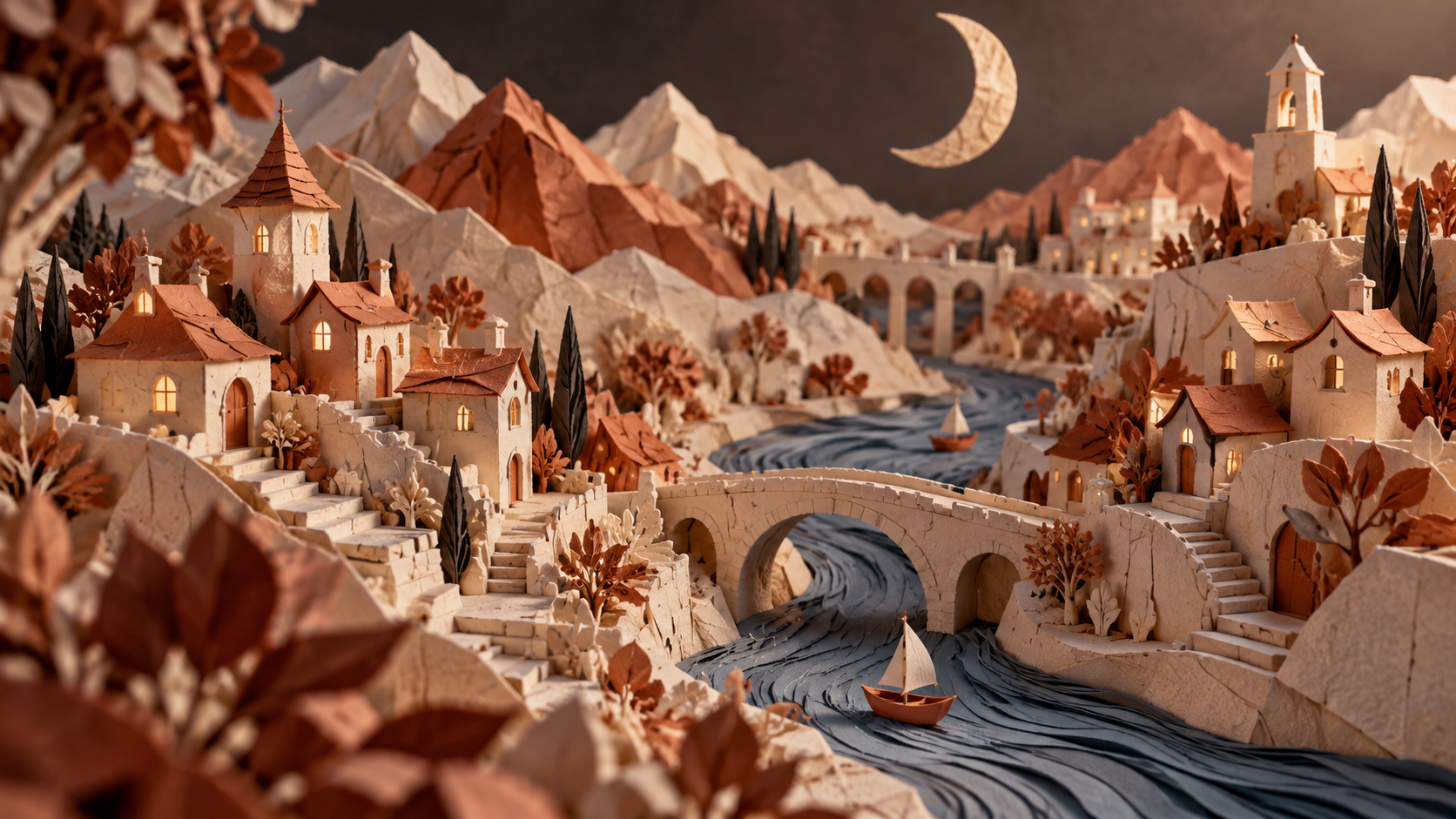 Paper universe — original FablePhase inspiration artwork