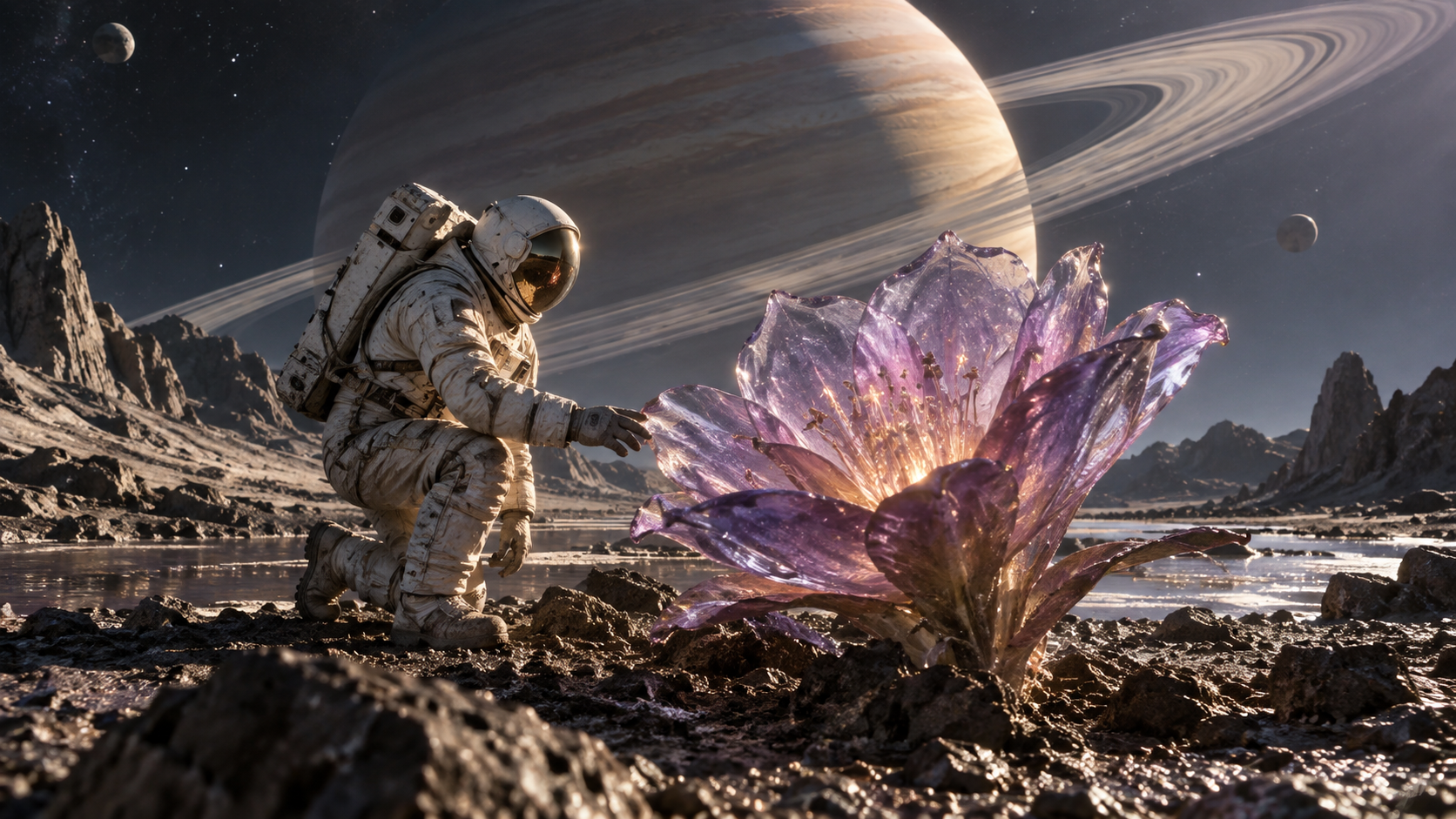 Cosmic bloom — original FablePhase inspiration artwork