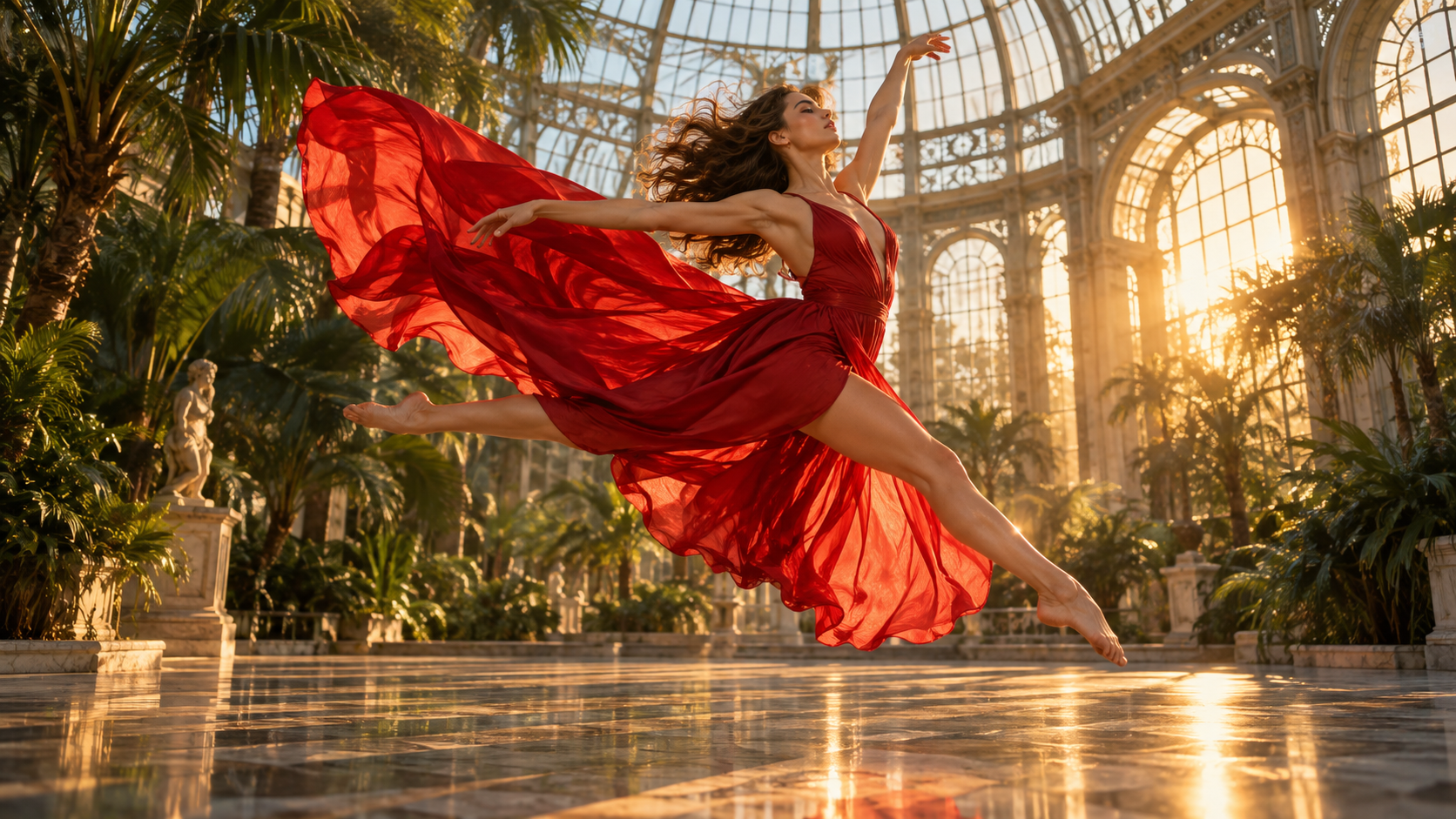 Glasshouse ballet — original FablePhase inspiration artwork